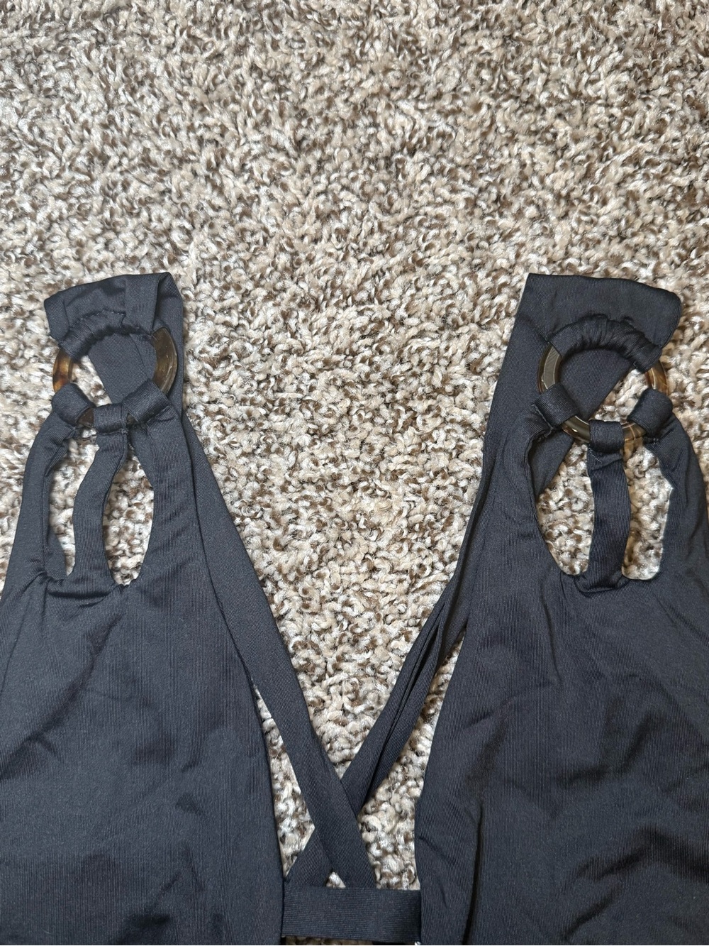 BECCA Black Swimsuit with Gold Logo Tag - Picture 5 of 7